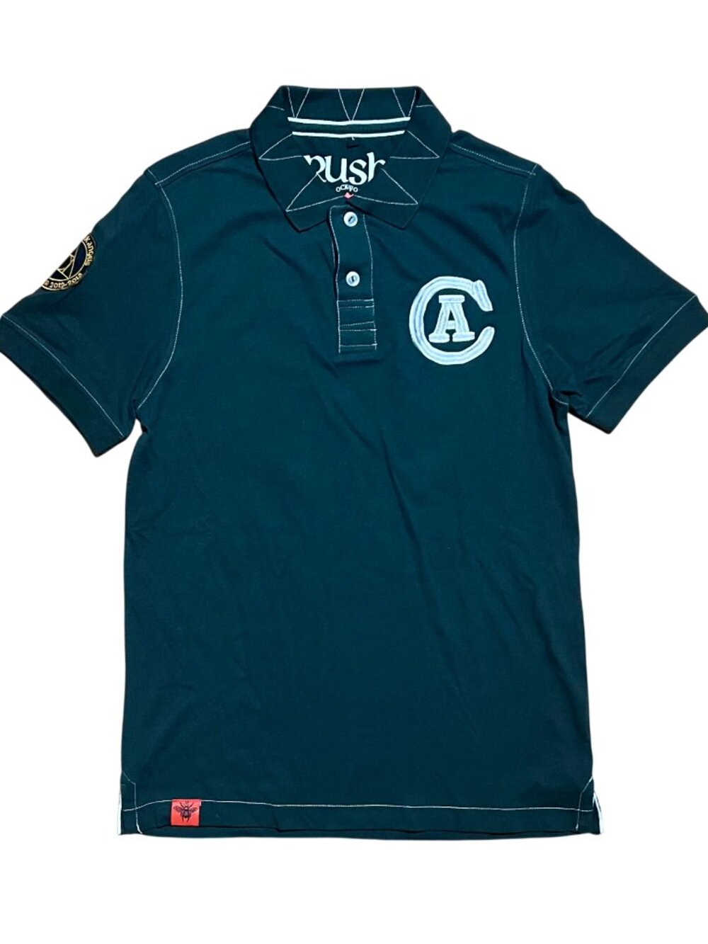 Rare Rush Clockwork Angels World Tour 2012-2013 Polo Shirt, Men's Large
